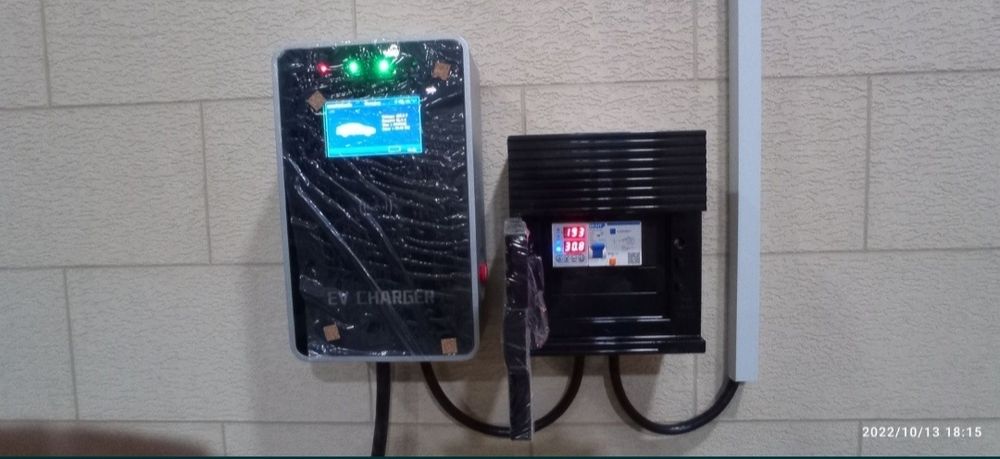 Установка/Зарядки для Электромобиля/Зашита от Перегрузки/Заземление.