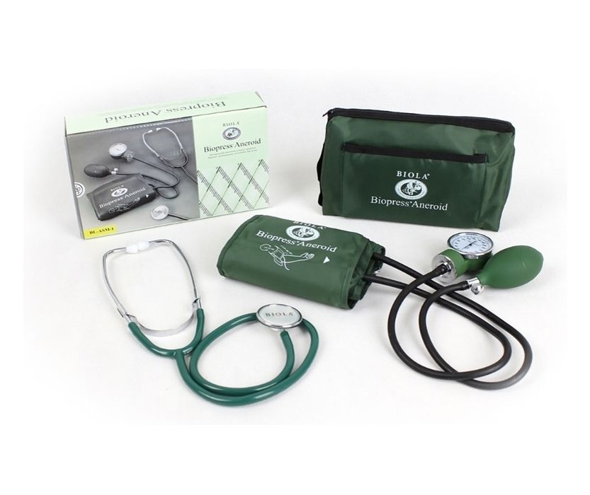 механический тонометр на плечо со стетоскопом