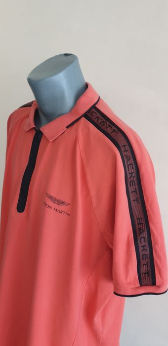 Hackett Aston Martin 3/4 Zip Pique Stretch Cotton  2XL - 3XL ОРИГИНАЛ!
