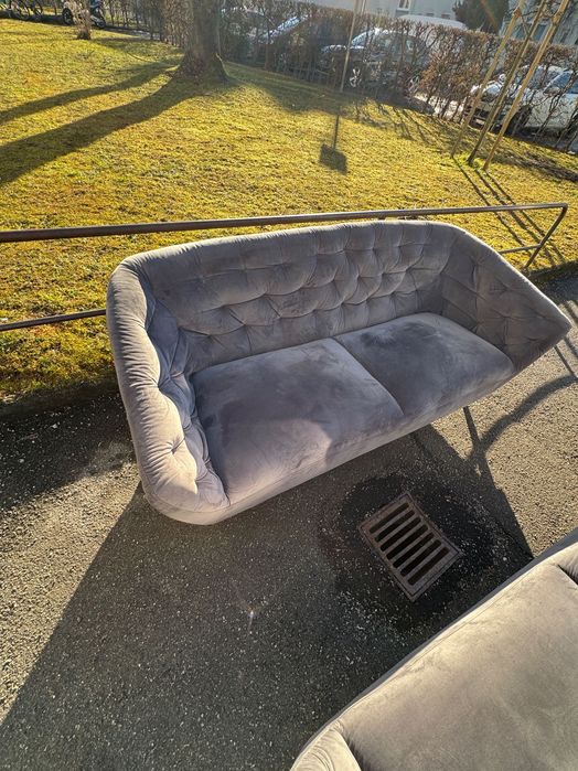 Set două Canapele tip Chesterfield