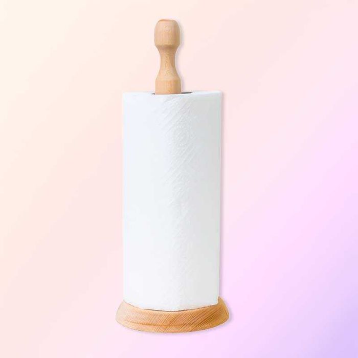 Поставка за кухненска хартия – дървена, лакирана 30 см