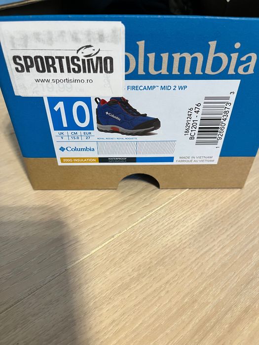 Vând ghete de iarnă pentru baieti (Columbia)