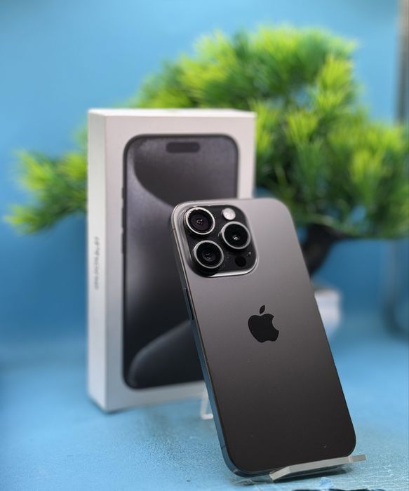 Apple iPhone 15 Pro, 256GB, 5G, Black Titanium