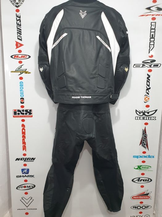 Costum 2 piese piele moto Frank Thomas 60