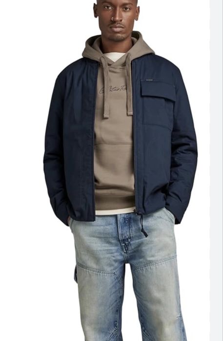 G-star navy blue синьо яке преходно