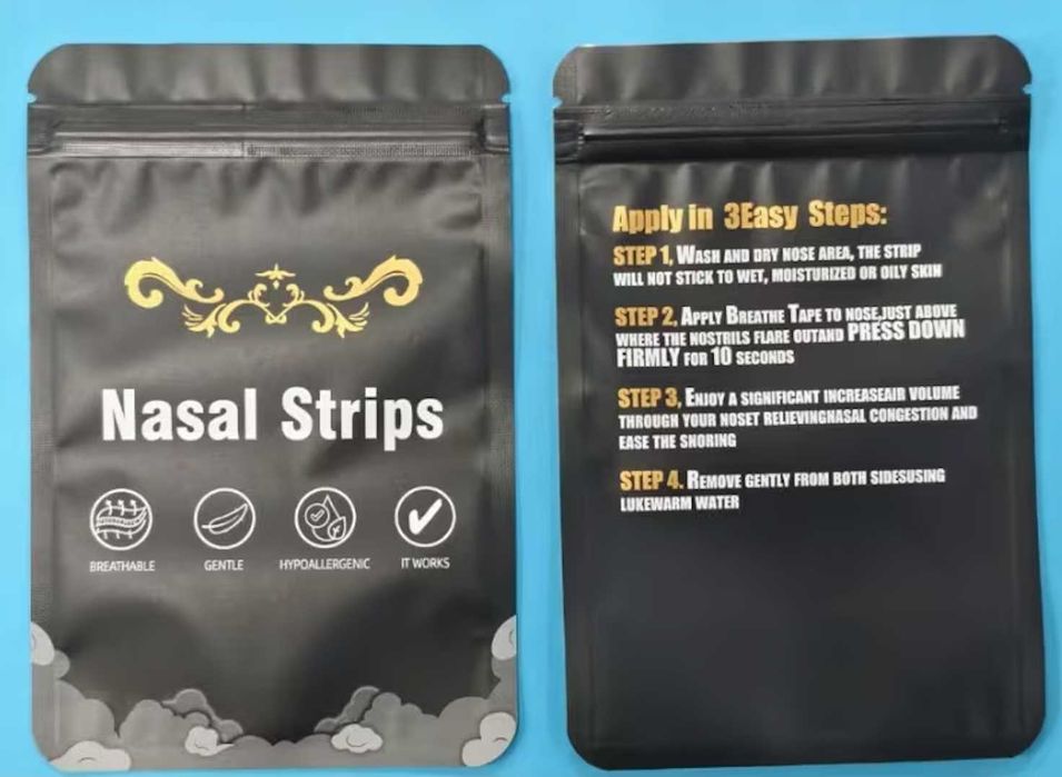 Nasal Strips - лепенки за нос за свободно дишане и спокоен сън (x30бр)