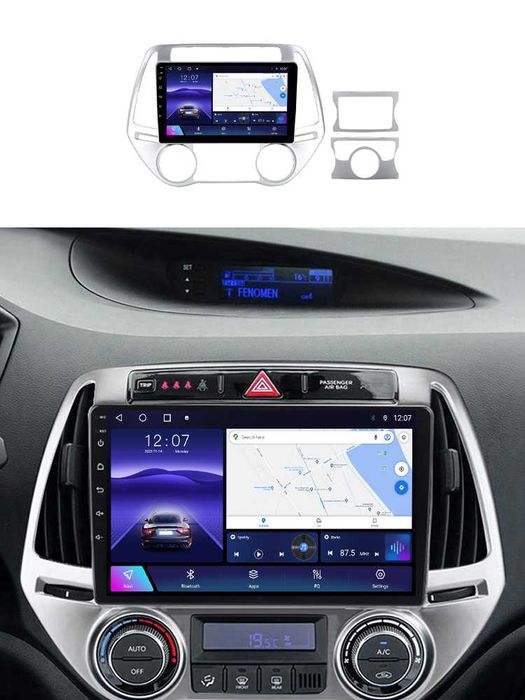Navigatie Android 14 Hyundai i20 2012-2014 1/8 Gb Waze CarPlay +CAMERA