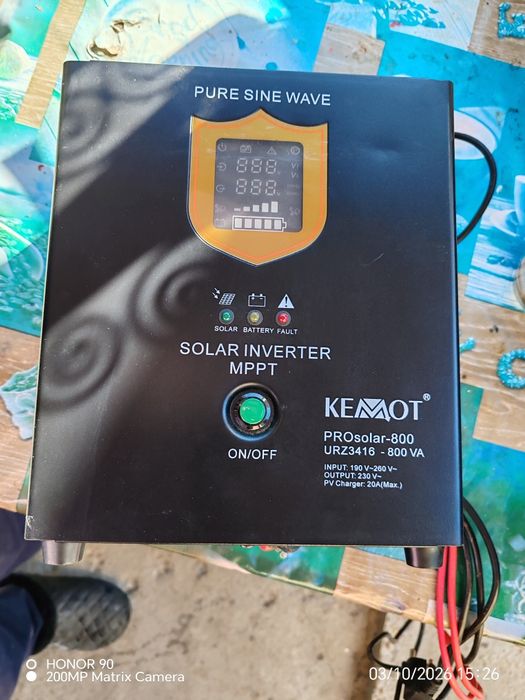 Invertor solar Kemot ,Prosolar 800,URZ3416