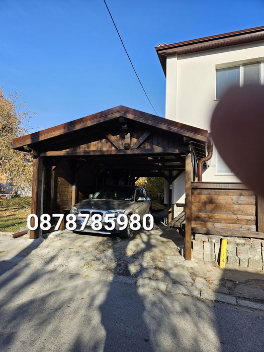 Ремонт на покриви Дървени навеси