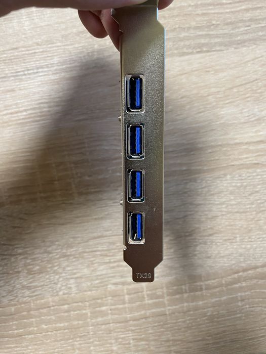 Adaptor AXAGON PCI-Express PCEU-430VL, 4x USB 3.2 Gen1