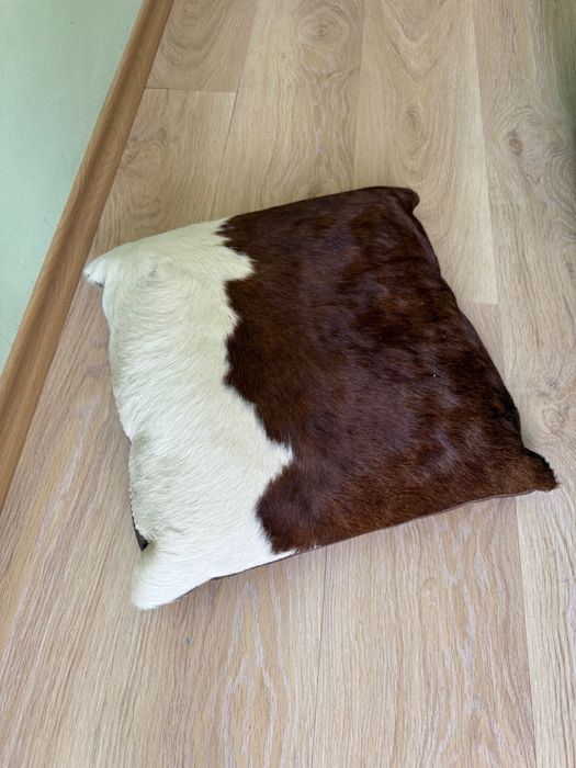 Декоративни възглавници естествена кожа 4 броя