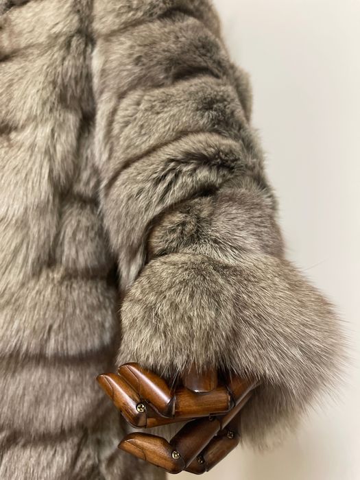 Палто естествен косъм