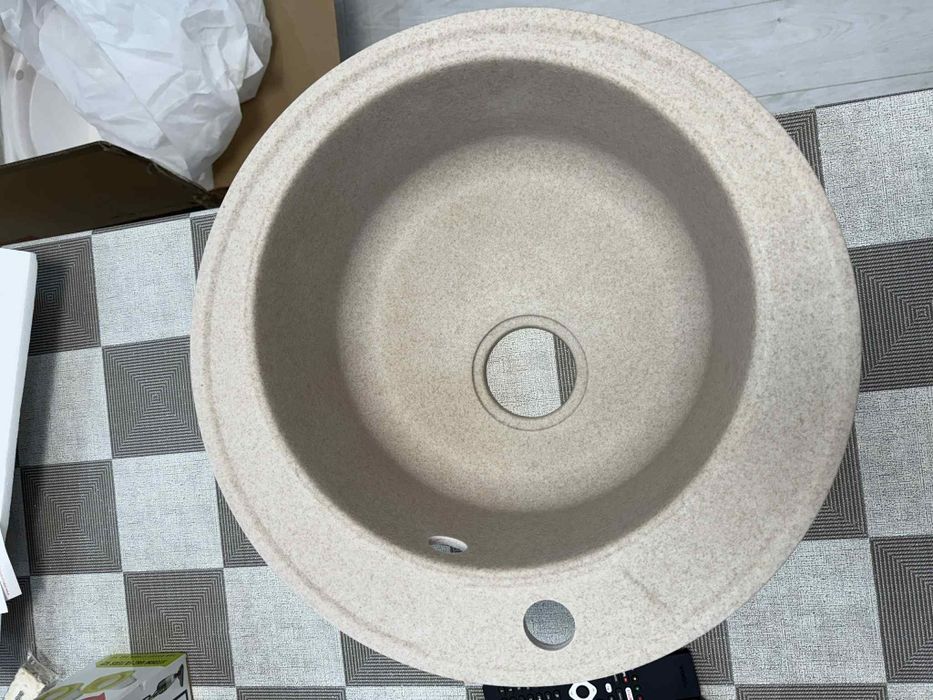 Мивка гранит + смесител Interceramic