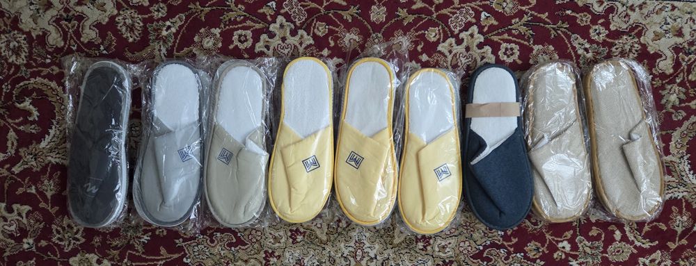 Одноразовые тапочки новые