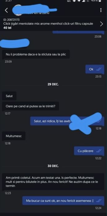 Click mentol, clicuri mentolate, fumează mentolat, capsule mentolate