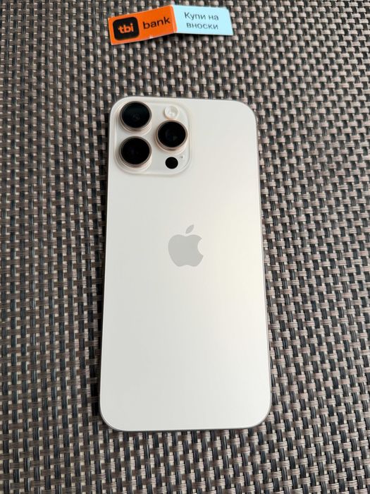 iPhone 16 Pro MAX * Лизинг от 29€/мес * Desert Titanium 256Gb златист с Гаранция и опция на изплащане!