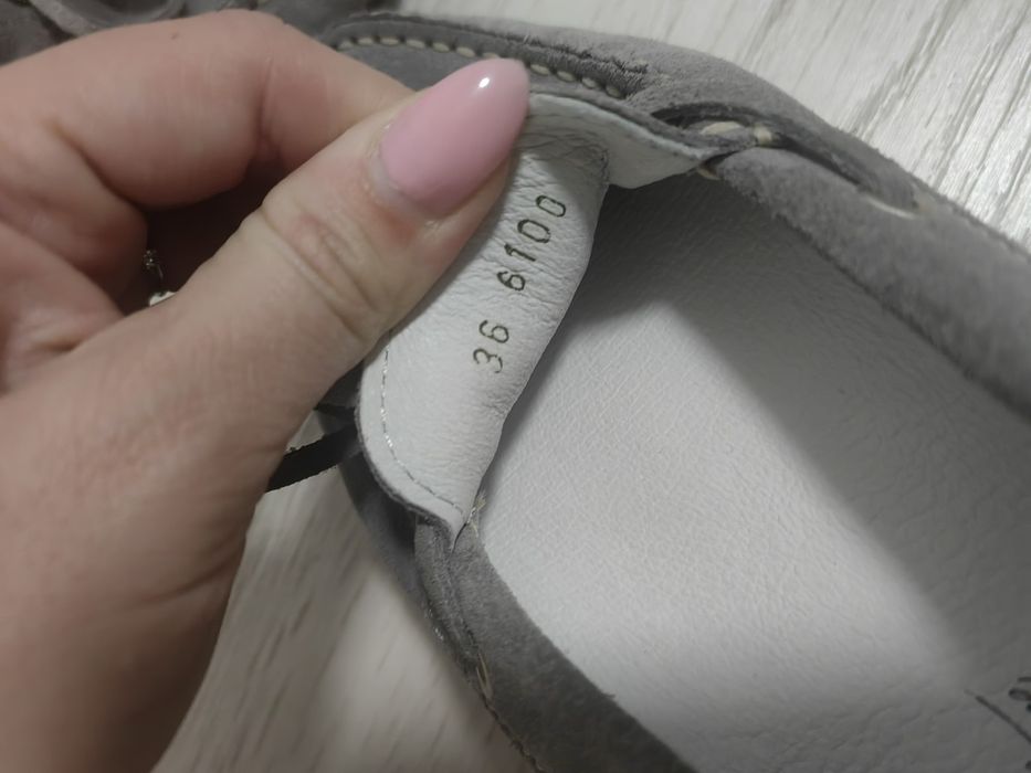 Mocasini din piele întoarsă ALPIN de Luxe, mărimea 36, noi, Made in It