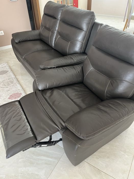 Триместен, двуместен диван и фотьойл