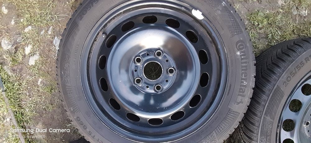vand 4 jante de tabla de 16 inch 5x112 pt VW AUDI SEAT SKODA originale