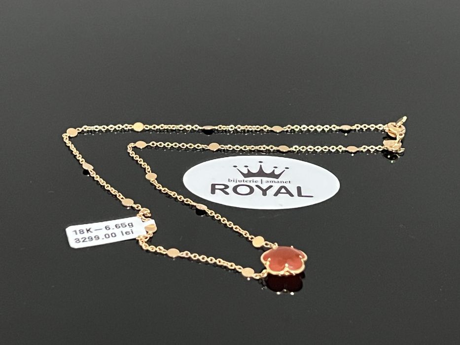Bijuteria Royal CB : Lant aur roz 18K 750 6,65 grame