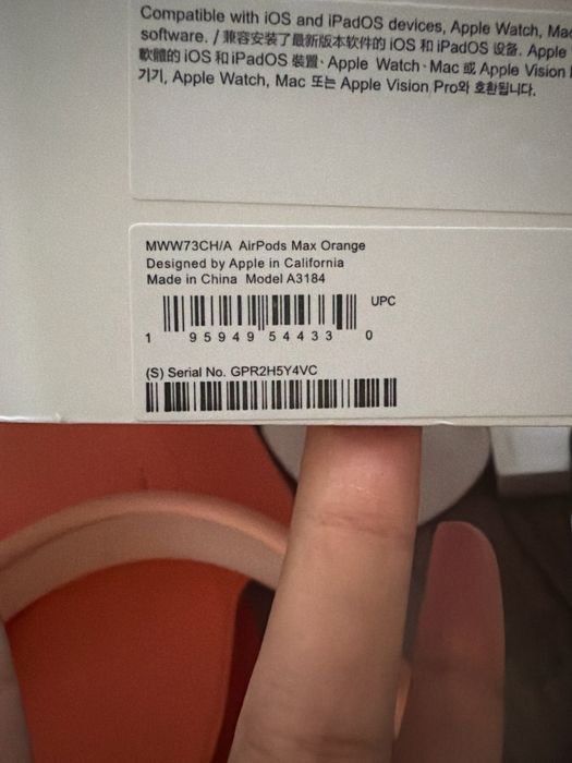 Airpods Max Orange в отличном состоянии