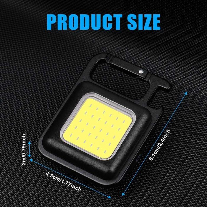 Lanterna tip breloc multifunctionala LED magnet desfacator sticle USB