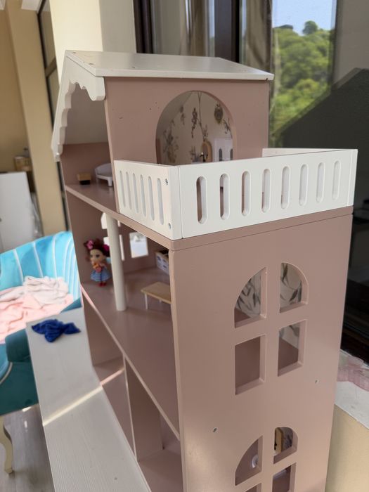 Кукольный дом Wooden Play Kitchen Dollhouse01