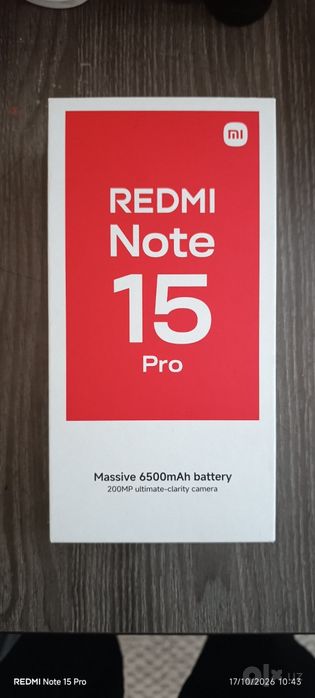Ozgina ishlatilgan redmi note 15 pro