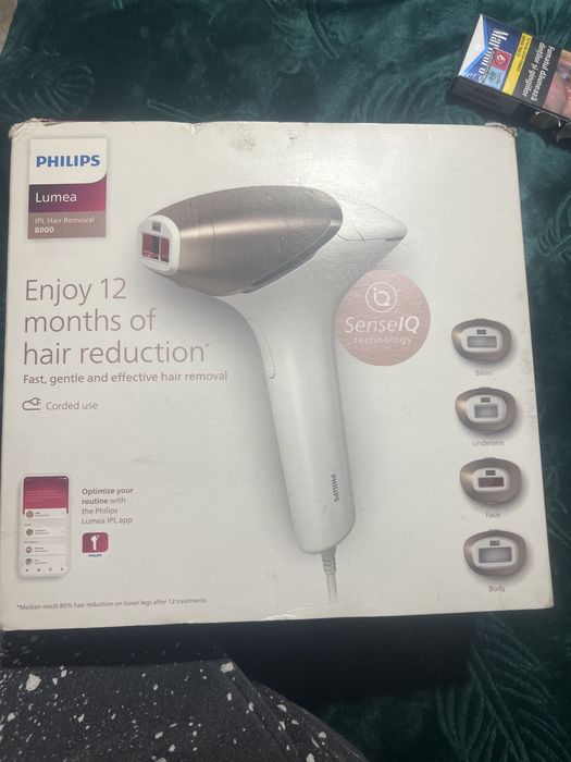 Philips Lumea IPL Seria 8000, NOU 0 impulsuri, 4 capete, 1.050 lei