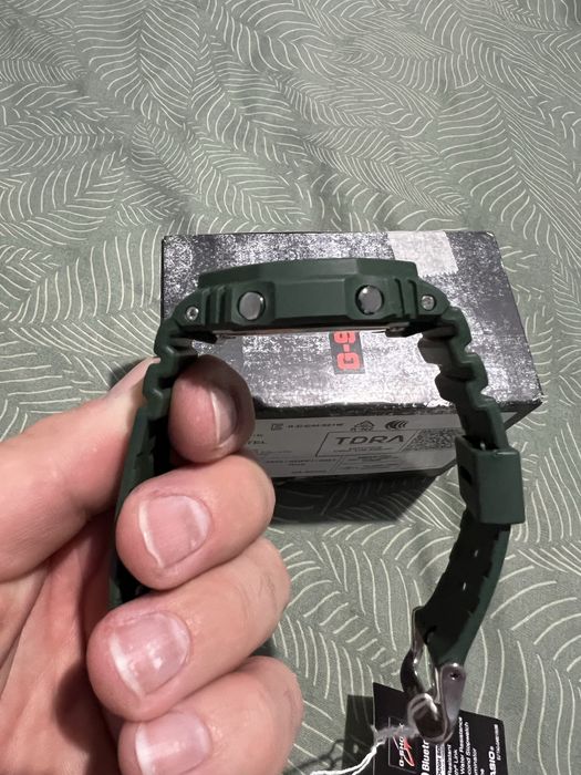 Casio G-SHOCK Oak, Green, Tough solar, Bluetooth.