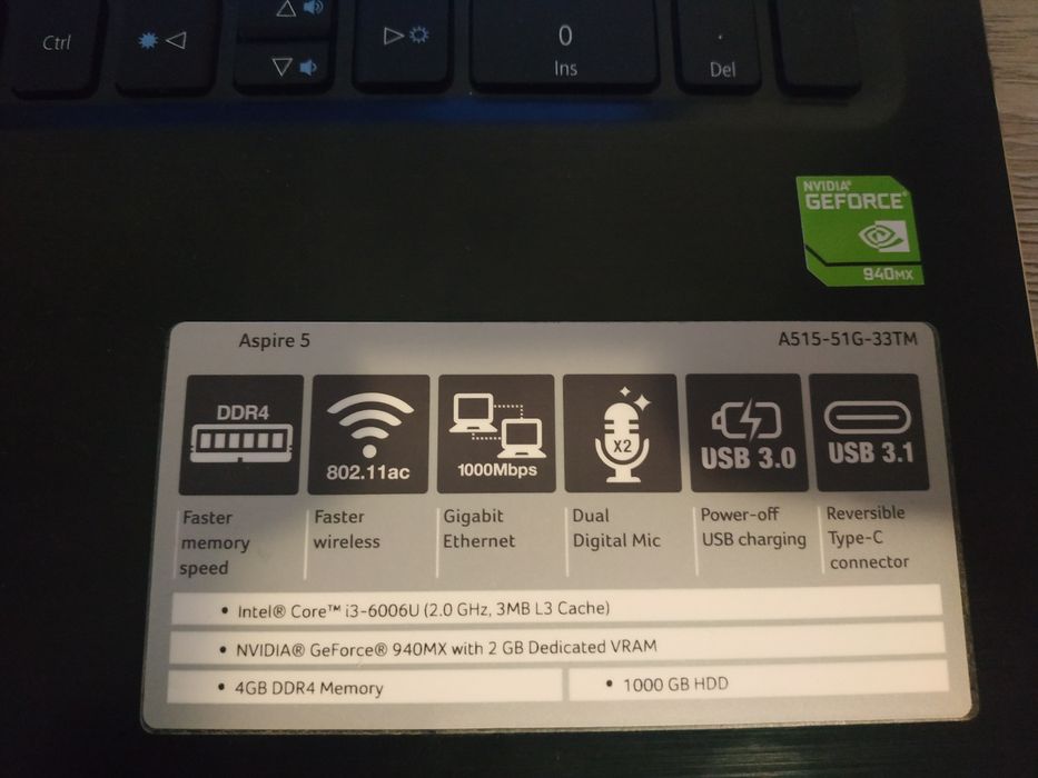 Laptop Acer Aspire, Timișoara