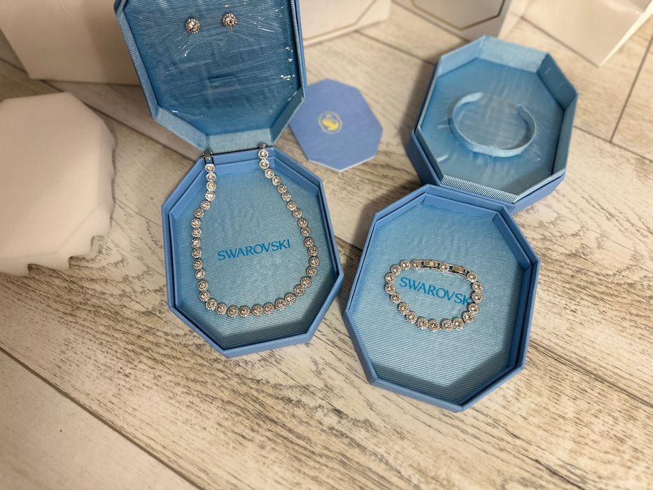 Set Swarvoski Angelic nou colier, brățară, cercei