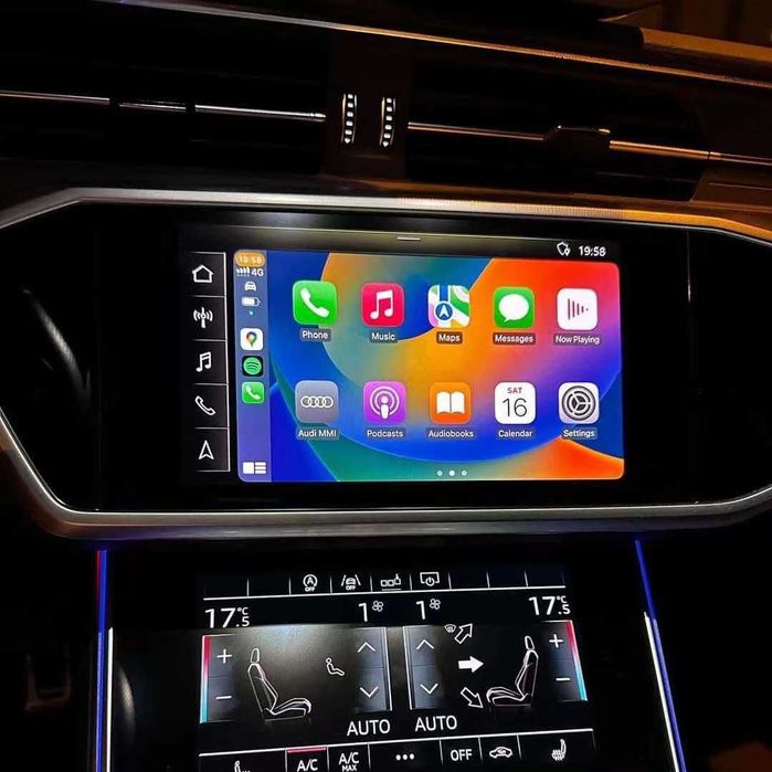 Apple CarPlay Android Auto Hărți Europa 2026 Audi A6 C8 A7 C8 Q3 Q7 Q8