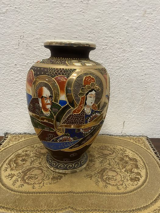 Японска ваза от порцелан сацума 1920 г