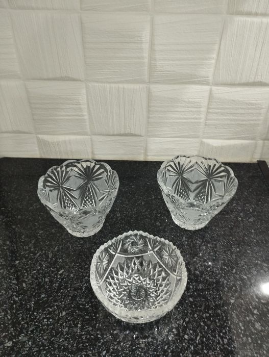 Вазочки хрустальные