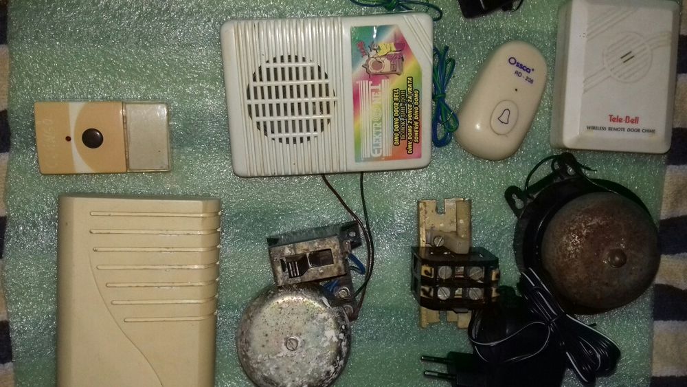 Sonerii fara si cu fir,telecomenzi 27MHz;butuc si lant semicursiera