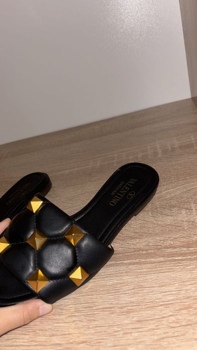 Papuci Valentino rockstud piele naturală