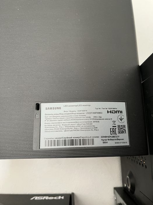 Монитор Samsung 60гц