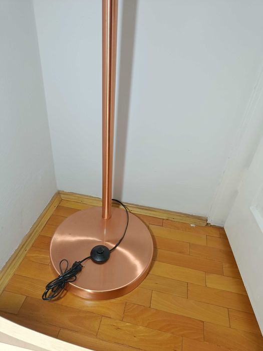 Lampa de podea, metal, aramiu NOU