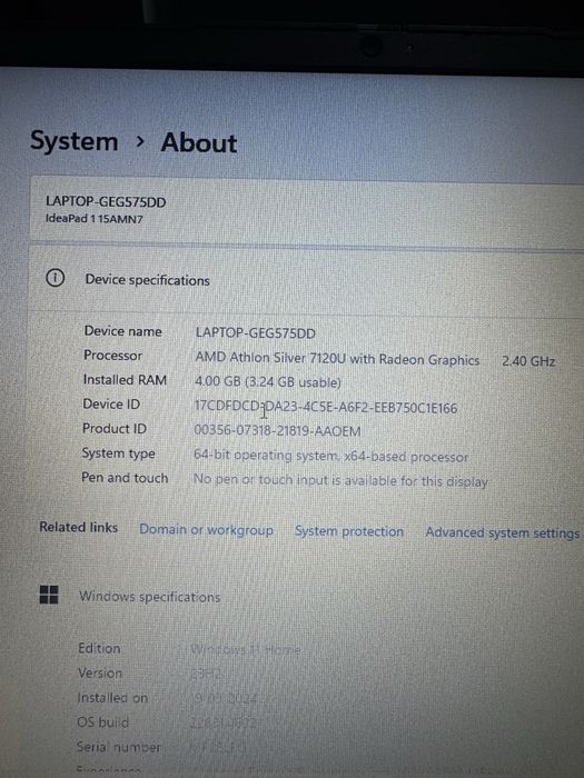 Lenovo IdeaPad 1 15.6