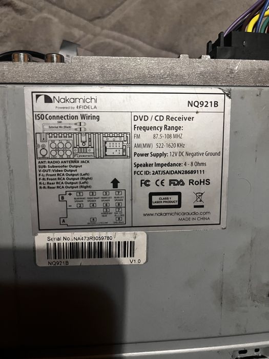 Автомагнитолла Nakamichi nq9218