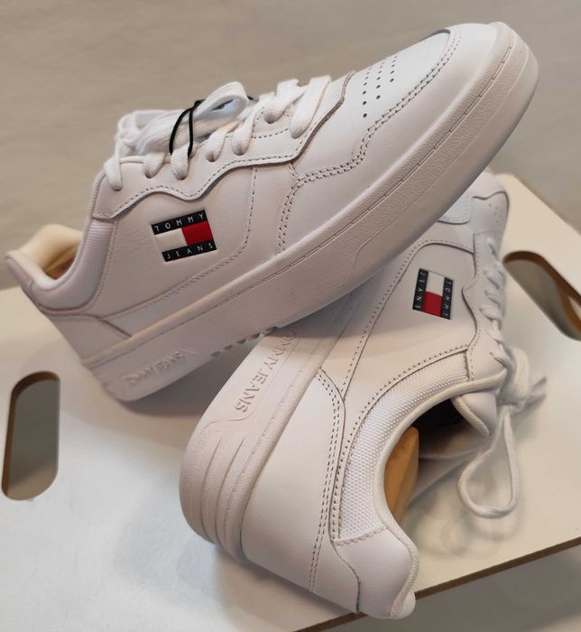 Pantofi sport casual 41 premium Tommy Hilfiger NOI piele naturala moale
