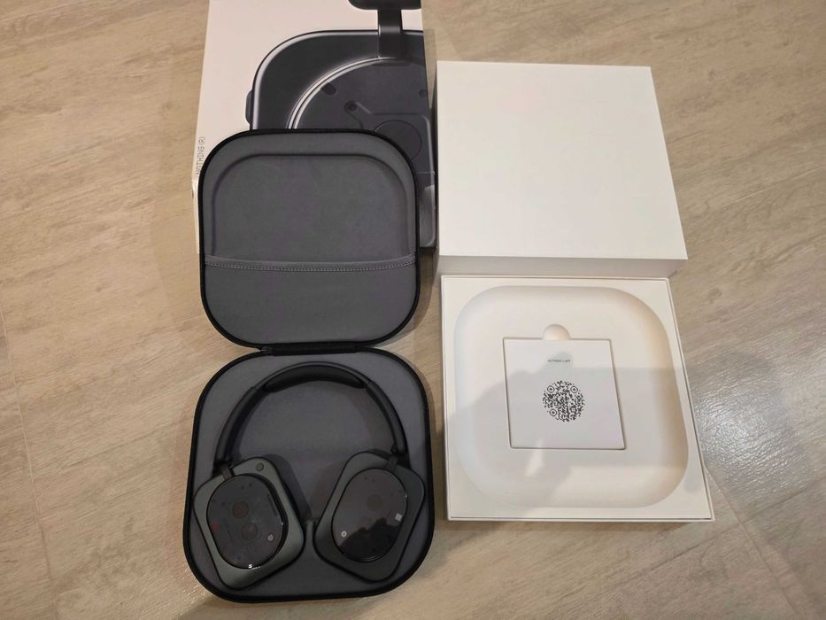 Безжични слушалки с микрофон Nothing - Headphone 1, ANC, черни