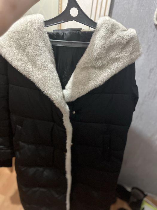 куртка зимняя длинная