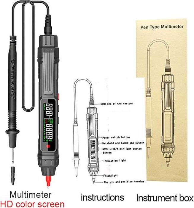 Мултицет за безконтактно измерване на напрежението Zlljmeter