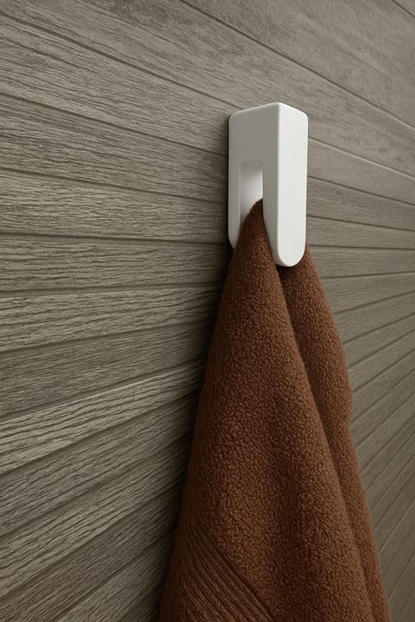 Suport pentru prosoape set 2 bucati. Alb sau negru, la alegere