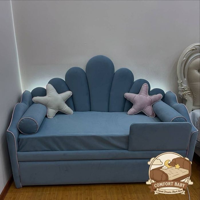 Мягкая кровать Ракушка