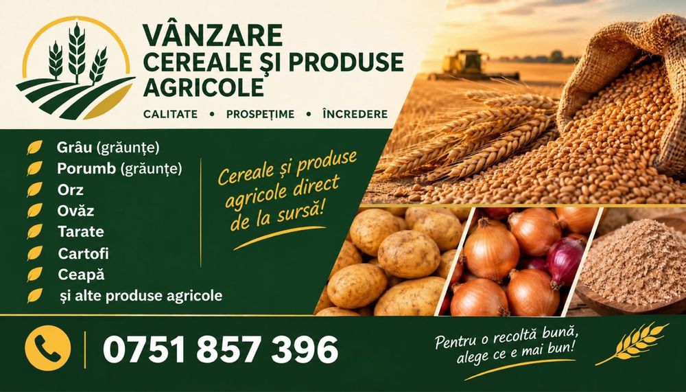 Cereale de vanzare