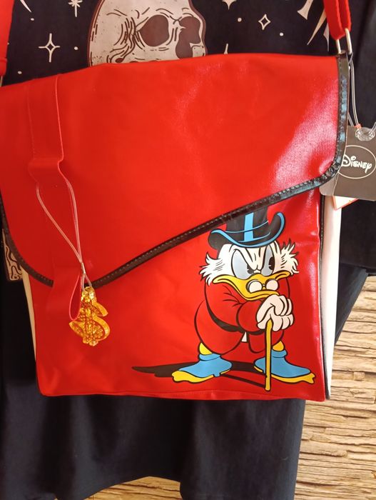 мъжка дамска чантичка JACK WOLF disney чичо скручSKIN