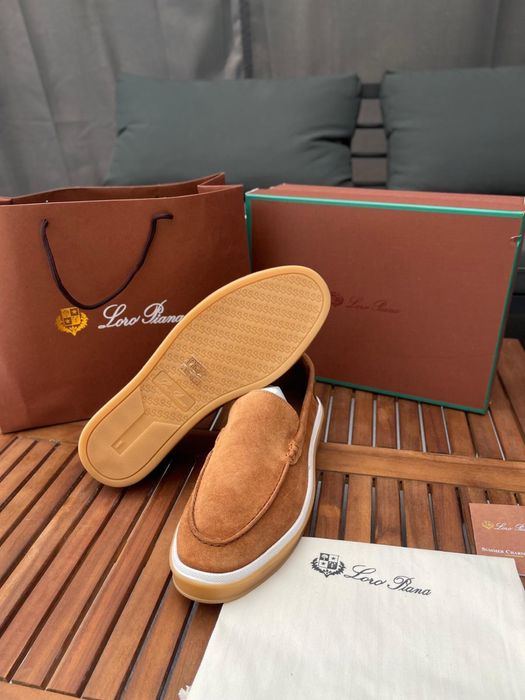 Pantofi de piele Loro Piana